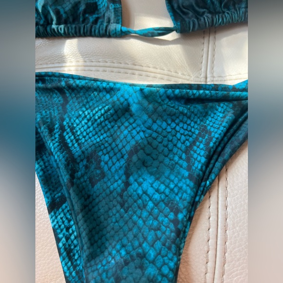 Zaful Swim Zaful Snakeskin Bikini Poshmark